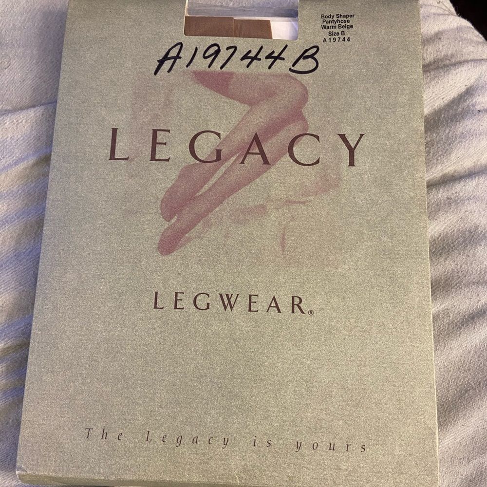 QVC Legacy Legwear Body Shaper Pantyhose Beige B